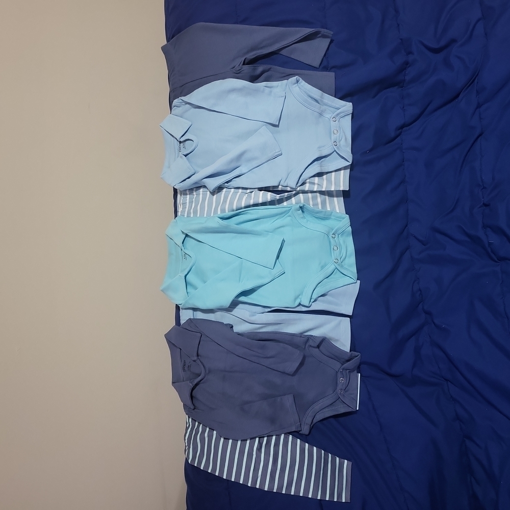 6-12 month Hanes Boys infant Set 7pcs